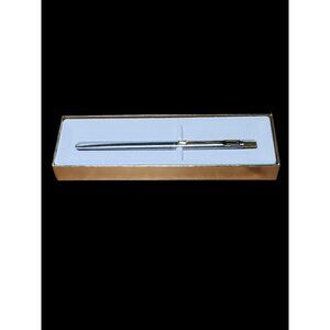 Parker Pen 45 Stainless Steel Flighter Gold Tone Arrow Made in USA 1960 Works